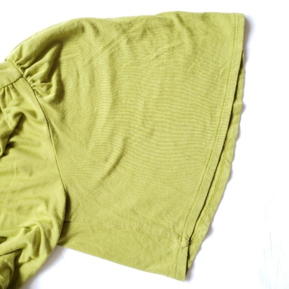 Ice womens green top sz medium wide sleeves shirt - Picture 3 of 8